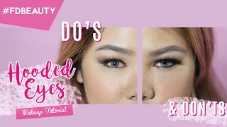 Hooded Eyes Makeup Tutorial [upl. by Eedahs509]