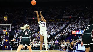 No 1 South Carolina escapes No 9 LSU in top10 matchup [upl. by Ettennaj]