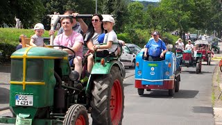 Großer Schlepperumzug durch Senheim 07072024  Hochkelberg TV [upl. by Delinda]