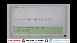 6 02 046 Java e dymbëdhjetë Matematikë Ushtrime Shumëzimi dhe pjesëtimi i thyesave [upl. by Wade]