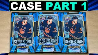 1600 CASE  Opening a 12 Box Case of 202324 Upper Deck Series 1 Hockey Hobby [upl. by Shel]