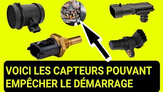 liste des capteurs empêchant le démarrage de vos véhicules [upl. by Lawry]