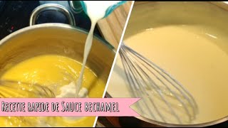 Sauce béchamel avec 3 ingrédients de base Recette rapide [upl. by Deena291]