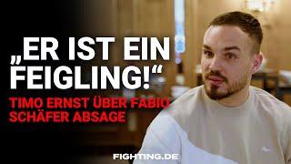 FabioSchäferAbsage So hat Timo Ernst reagiert  NFC 12  FIGHTING [upl. by Adimra]