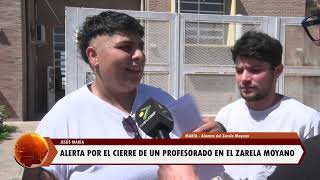 ALERTA POR EL CIERRE DE UN PROFESORADO EN EL ZARELA MOYANO [upl. by Auhsuj]