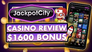 🇨🇦 JackpotCity Casino Review Is It Worth Your Time  C1600 SIGN UP BONUS [upl. by Earehs]