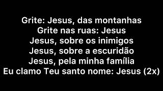 Eu falo Jesus  Resgate Music Play Back com Back vocal e letra [upl. by Phina]