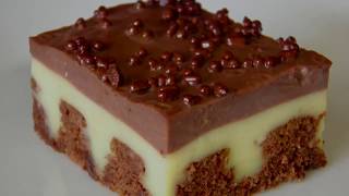 Puding kolač s rupama • ReciPeci Sandre Gašparić [upl. by Inafetse]