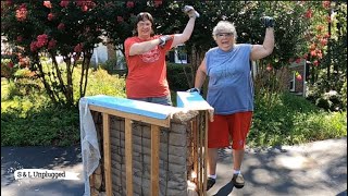 SampL Unplugged How to Cut and Fold a Box Spring Mattress [upl. by Akir]