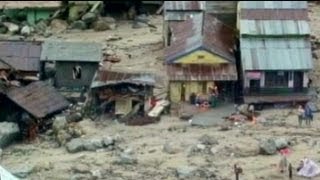 Uttarakhand rains Kedarnath devastation captured on camera [upl. by Aleacim]