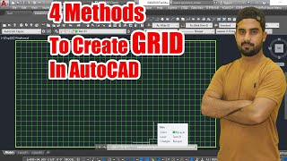 Draw Automatic Grid In AutoCAD Using Lisp  Discover 4 Different Methods of Grading [upl. by Nosiaj]