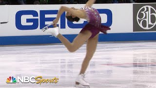 Karen Chen impresses in short program at US Nationals I NBC Sports [upl. by Elbag]