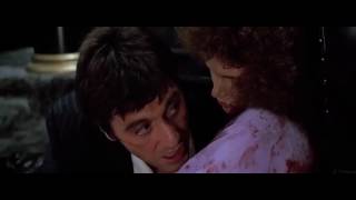 Scarface Final Scene Shootout And Death Of Tony Montana [upl. by Adiehsar212]