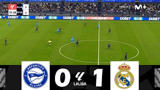 Deportivo Alavés vs Real Madrid 01  La Liga 202324  Match Highlights [upl. by Jarv223]