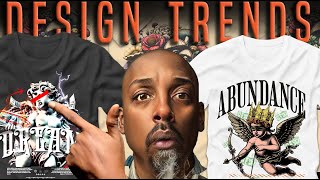 Tshirt Design Trends 2024 And How To Make Them [upl. by Airetnuhs]