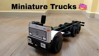 New Tata LPT 2823 Cowl Truck Chassis 10 tyre 6×2 Scale Model Truck From Cardboard DM FOR PROMOTION [upl. by Noicnecsa]