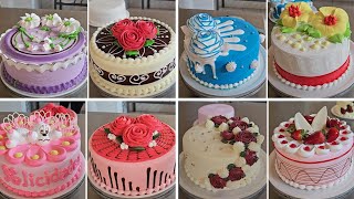 Mas de 10 ideas para decorar tortas con rosas y crema chantilly [upl. by Anemij]