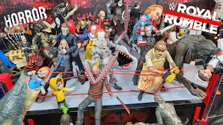 HORROR ROYAL RUMBLE ACTION FIGURE MATCH [upl. by Ardnauq]