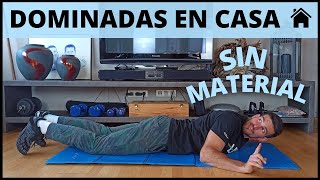 ▶Cómo hacer DOMINADAS para PRINCIPIANTES en CASA sin material💪🏼 [upl. by Osnofledi530]