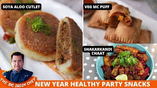 Vegetarian Healthy Party Platter  New year party snacks ideas  easy snack ideas [upl. by Nylrehs]