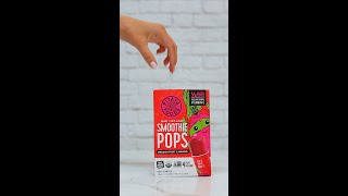 Smoothie Pops 🍓🥭 12 serving of fruit 20 vitamin C no added sugar Available at Walmart now❄️ [upl. by Monaco199]