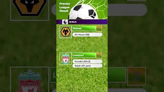 Wolves vs Liverpool  Premier League Result and Table  28th September 2024 [upl. by Emrich]