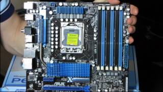 ASUS P6X58DE Core i7 Extreme Crossfire SLI Motherboard Unboxing amp First Look Linus Tech Tips [upl. by Ettedanreb]