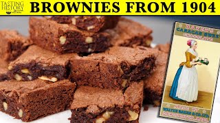 Baking the Original Brownie  The History of Brownies [upl. by Atinnod]