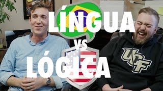 A LÓGICA DO INGLÊS x A LÍNGUA PORTUGUESA [upl. by Solitta]