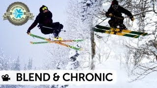 2014 Blend amp Chronic Skis  SKIS TO HAVE FUN ALL OVER THE MOUNTAIN [upl. by Agnella44]