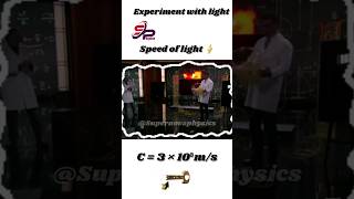 Experiment  Speed of light ⚡️ amp Electricity 🔌 trending explore [upl. by Nierman]