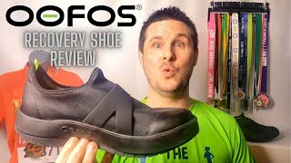 Recovery Shoes For Runners  Oofos Recovery Shoe Review  Plantar Fasciitis Recovery [upl. by Gnilyam384]