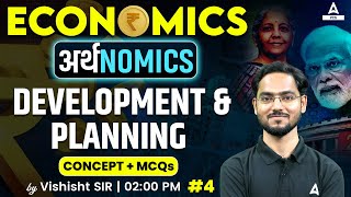 ALL STATE PCS EXAM  ECONOMICS  Development amp Planning  Part4  Concept  MCQs  By Vishisht Sir [upl. by Anelrad668]