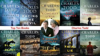 Top ten most popular books by Charles Todd [upl. by Ashbaugh245]