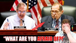 Jerry Nadler RUINS HIS SUIT when Jim Jordan asks to play a video [upl. by Clorinda]