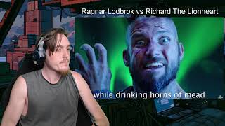 Ragnar Lodbrok vs Richard The Lionheart Epic Rap Battles of History ReactionBreakdown [upl. by Nauqram608]