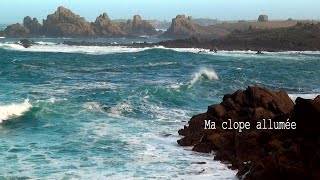 Ouessant  la mer dIroise déchainée sur la côte nord [upl. by Marya122]