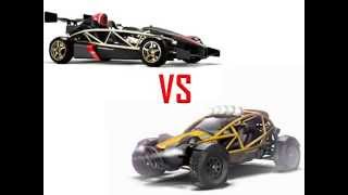 Ariel Nomad vs Ariel Atom V8 [upl. by Ahsinaj]