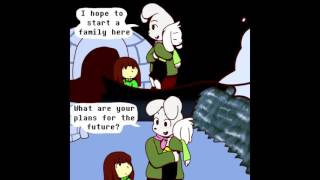 Underline AU Part 1 Undertale Comic Dub [upl. by Akinert508]