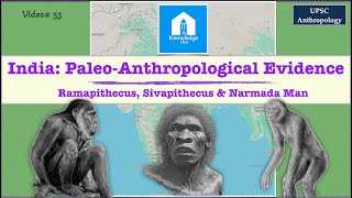 India PaleoAnthropological Evidence I Ramapithecus Sivapithecus amp Narmada Man  English [upl. by Bilac]