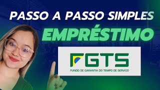 COMO FAZER EMPRÉSTIMO DO FGTS EM MINUTOS  PASSO A PASSO  VANTAGENS E DESVANTAGENS DO EMPRÉSTIMO [upl. by Aitenev]