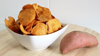 CHIPS DE BONIATO O BATATA ¡UN APERITIVO RICO Y DIFERENTE [upl. by Corwin809]