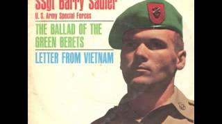 SSgt Barry Sadler  The Ballad Of The Green Berets [upl. by Bethel]