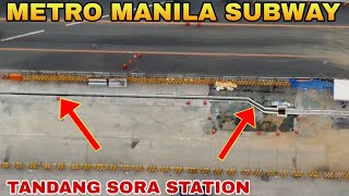 METRO MANILA SUBWAY TANDANG SORA STATION UPDATE 09302024 [upl. by Galvan227]