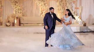 Bride and Grooms BEAUTIFUL First Dance at their Indian Wedding  4K [upl. by Ahtabat]