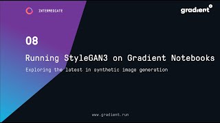 Running StyleGAN3 on Gradient Notebooks [upl. by Hungarian254]