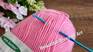 Ive Never Seen Such an Attractive Crochet Stitch Pattern Before [upl. by Aibun]