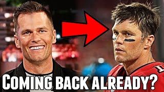 Tom Brady Discusses Coming Out of Retirement To Play NFL Football Again [upl. by Itsrik941]