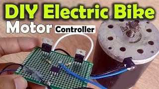 Arduino Project Electric Bike  Bicycle  E Bike Motor controller using mc33152 amp Parallel MOSFETs [upl. by Orelee]