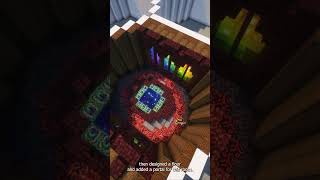 Hexagon Rooms Gothic Portal Part 3 minecraftbuilding tutorial minecrafttutorial [upl. by Stefa622]